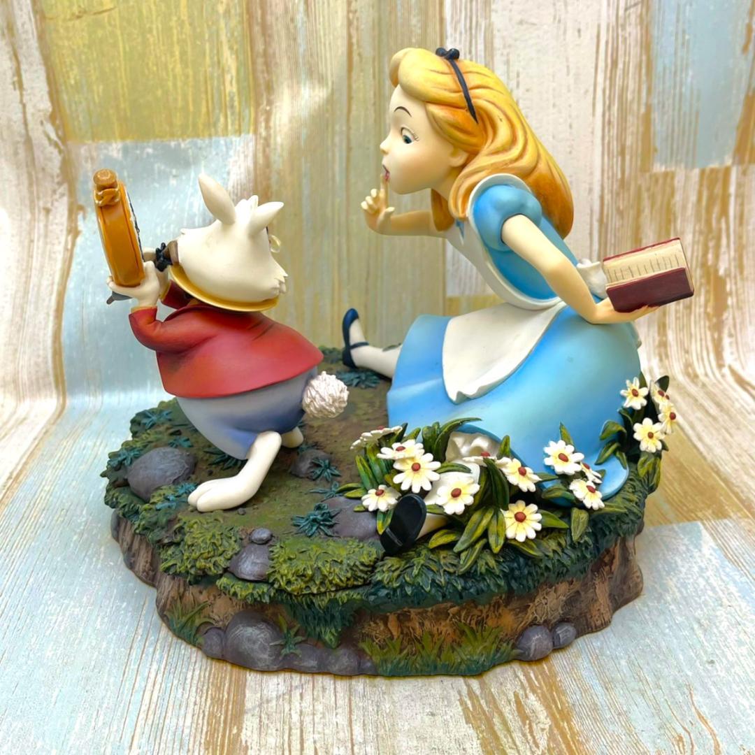 激レア★不思議の国のアリス 白うさぎ 小物入れ チェシャネコ フィギュア