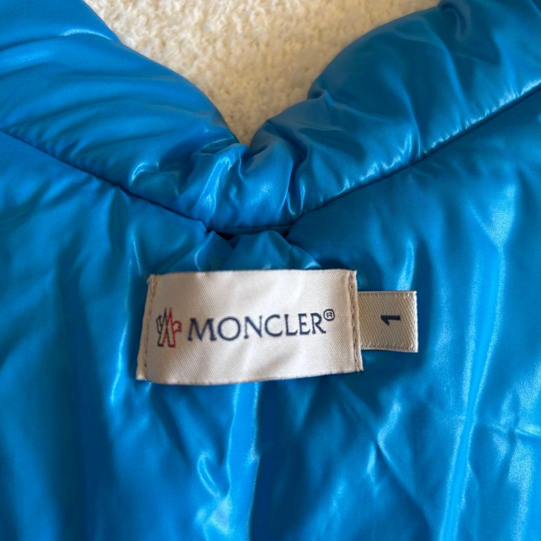 MONCLER 犬服 青 サイズ1 ダウンジャケット