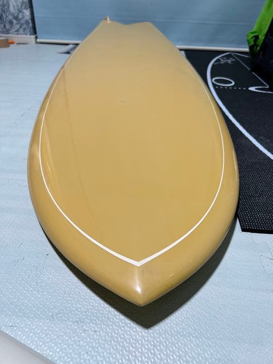 希少クリーム　レトロツインサーフボード6.0