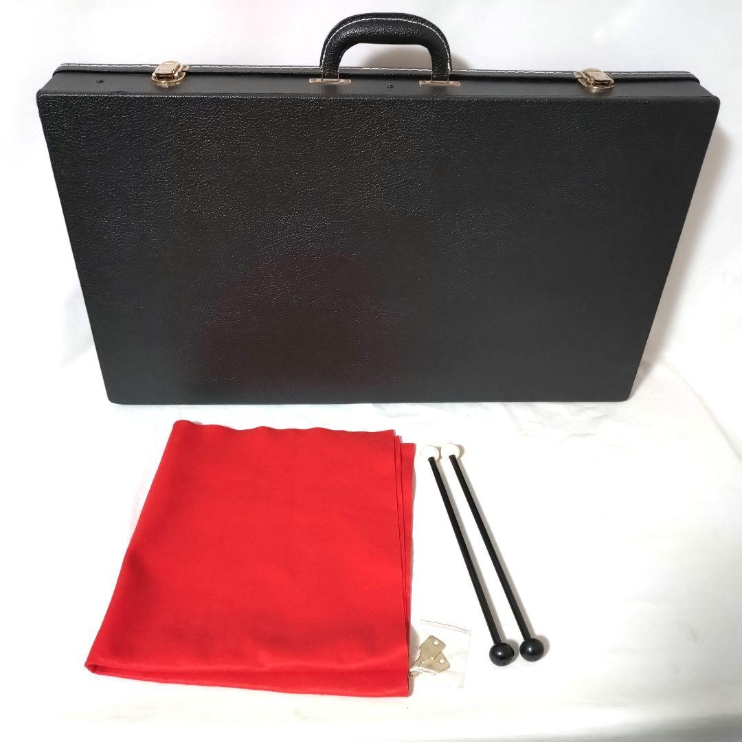 希少　YAMAHA　グロッケン　ゴールド　卓上鉄琴　32音　ハードケース付き