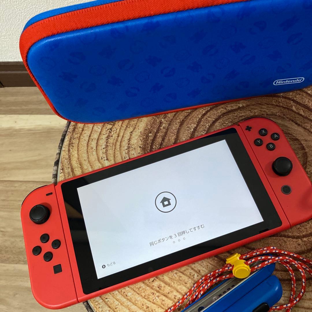 Nintendo Switch ニンテンドースイッチ本体　マリオレッド 箱無し