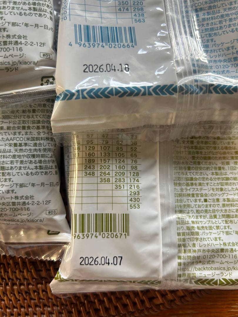 キアオラdog Kia Ora 60g✖️60袋　(フレーバー4種類)