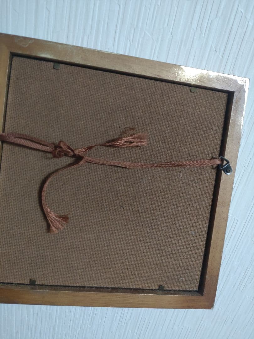 ウサギの油絵【豊穣の兎】1点物の原画/作者サイン入り/額縁付属◆縁起もの