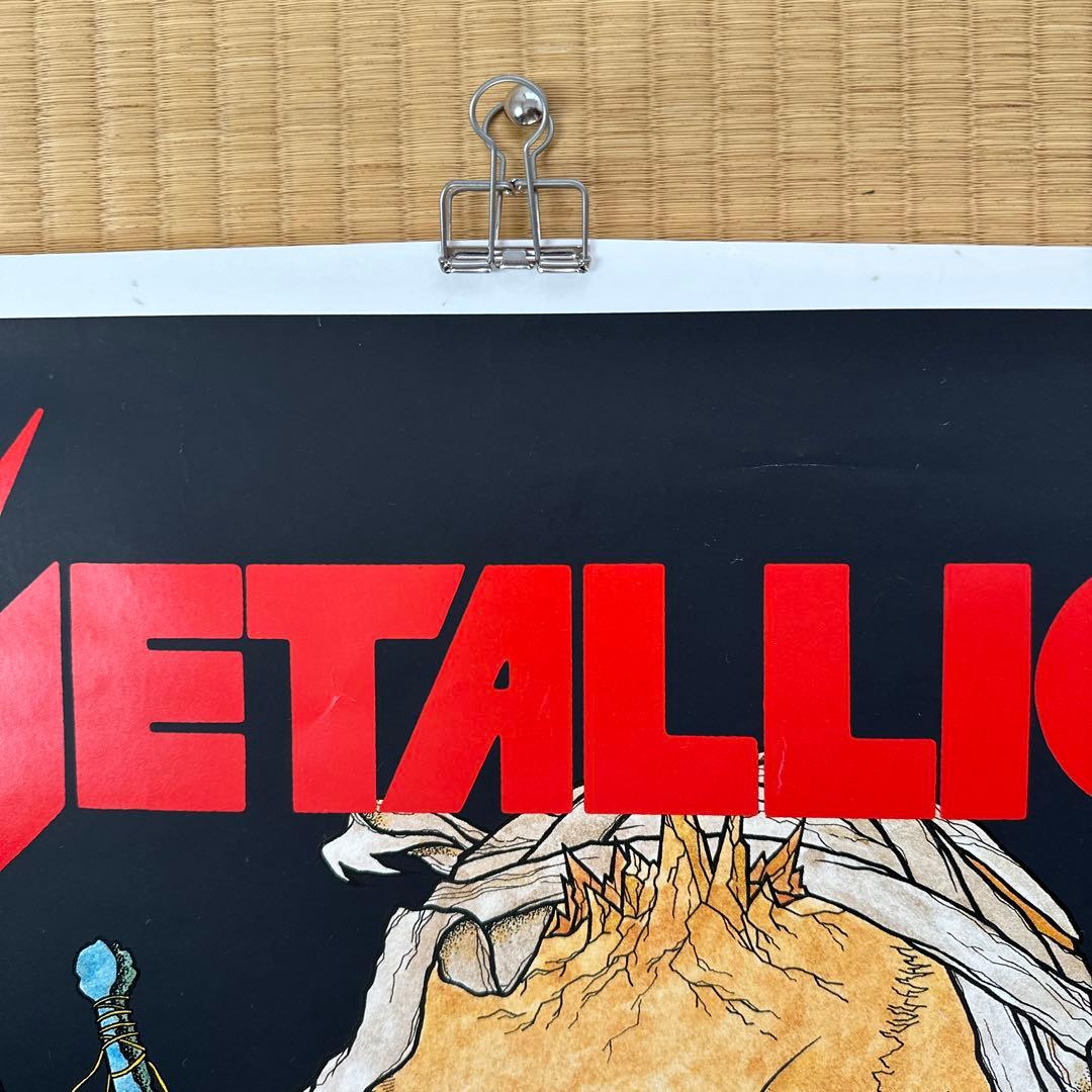超レア！メタリカ’89年JAPANツアー　ポスター　PUSHEAD
