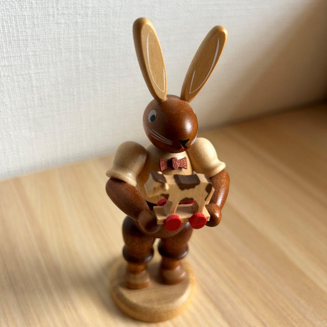 【美品】MULLER ミュラー　ドイツ　ザイフェン　イースターバニー　5体セット