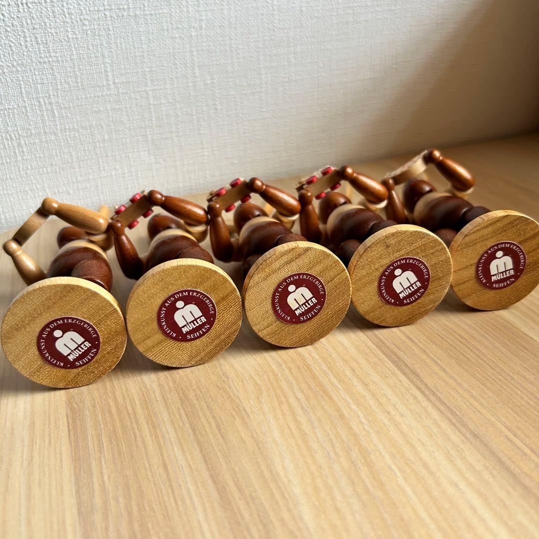 【美品】MULLER ミュラー　ドイツ　ザイフェン　イースターバニー　5体セット