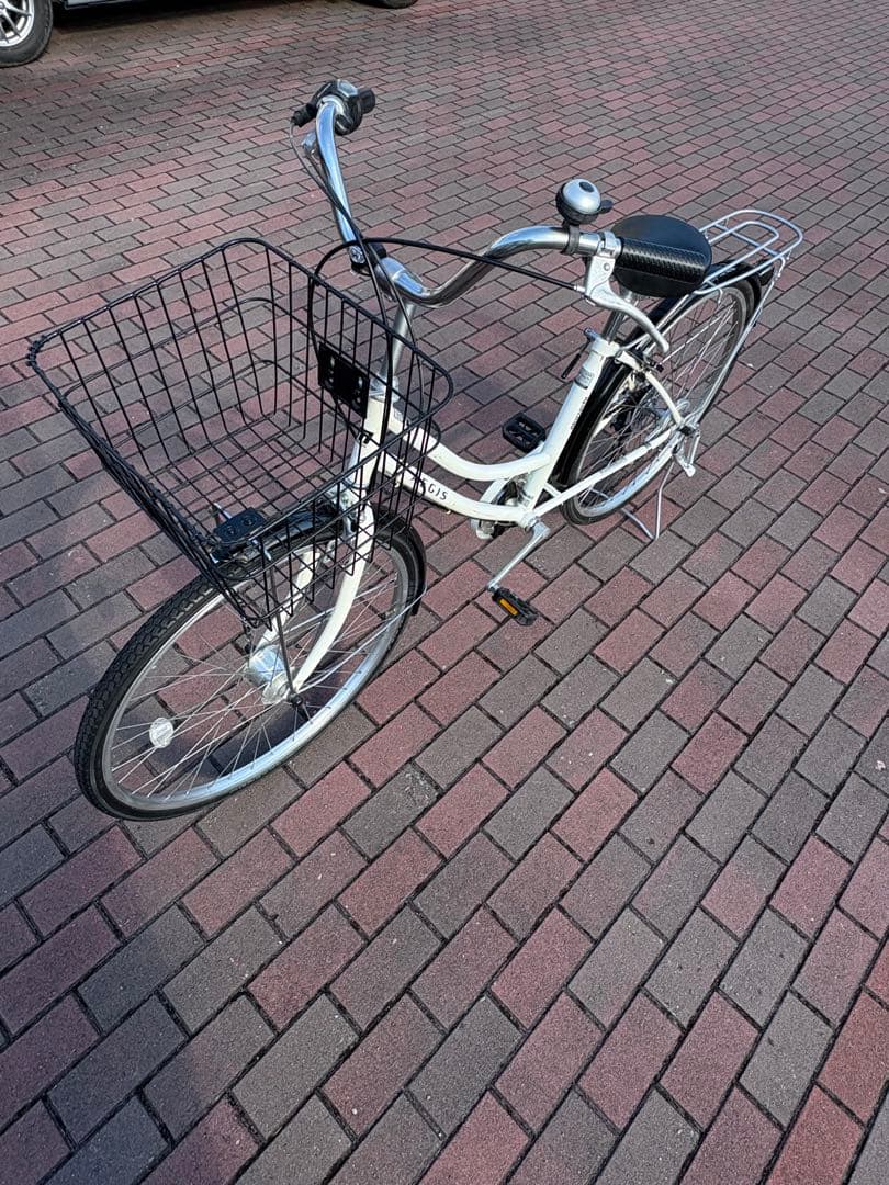 KAORUさん専用 オートライト変速付き、シティーサイクル(26㌅)個人配達用