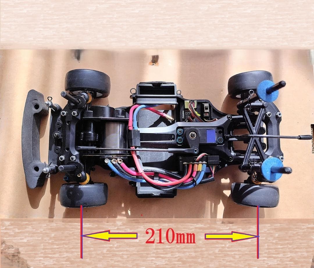 ミニシャシーキット.ガンベイド.（中古ボディー＆メカ搭載済み）