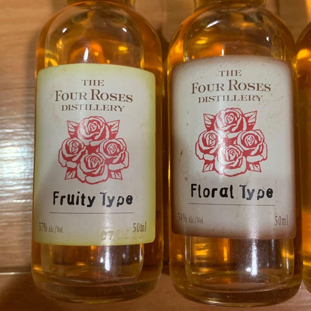 フォアローゼズ ミニチュア　ボトル スパイシー フローラル フルーティ 4本