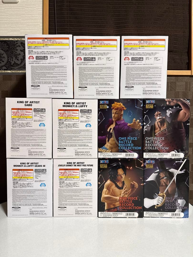 ワンピース　フィギュア 11点(赤犬　青雉　黄猿　ルフィ　サボ　エース　ボニー