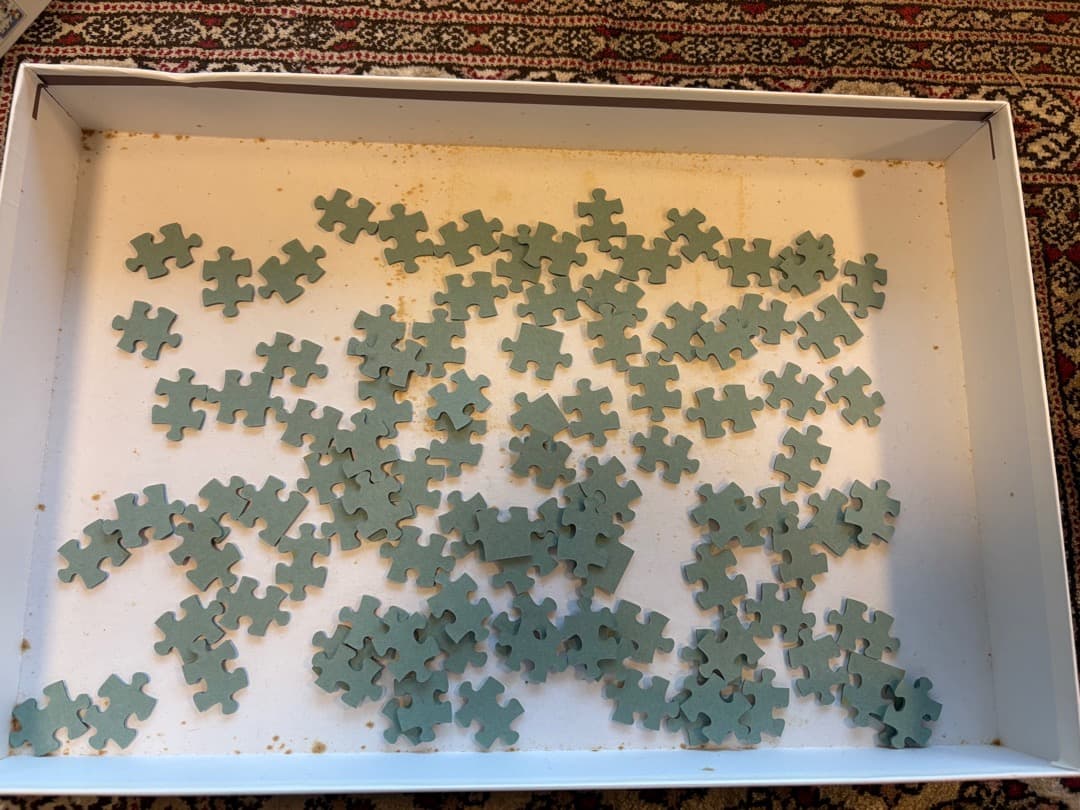 【中古品】スヌーピーカレンダージグソーパズル　1990年版 1000ピース