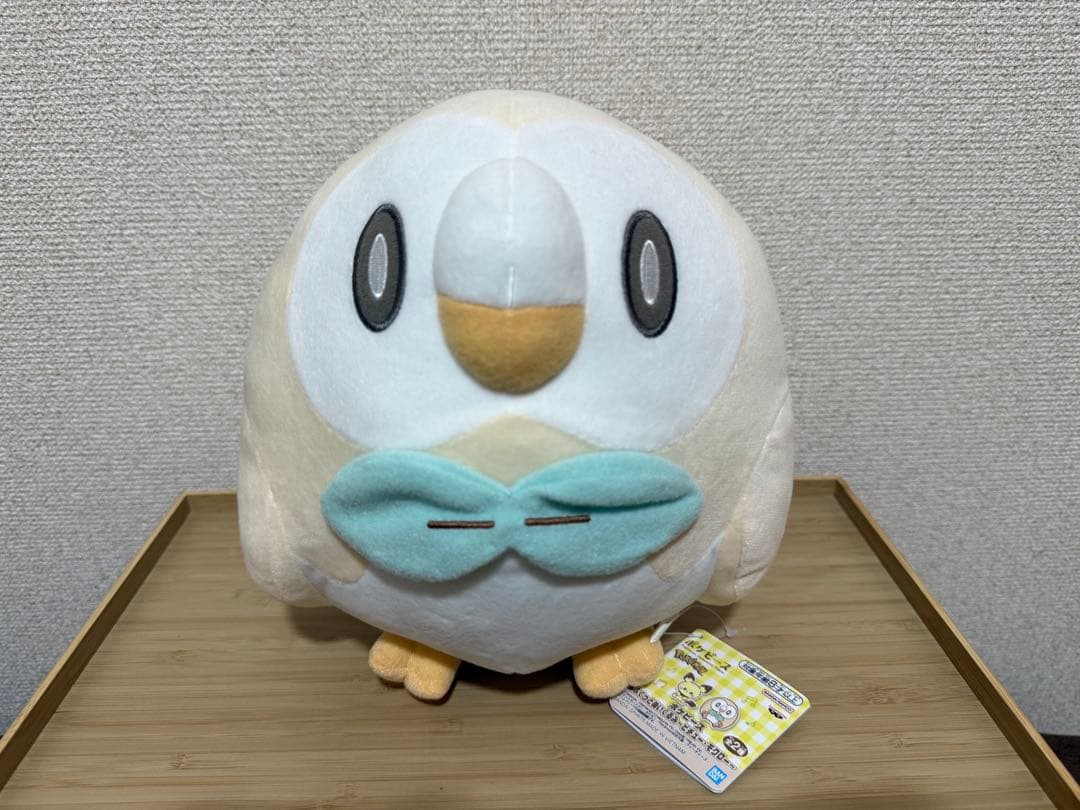 ポケモン ポケピースぬいぐるみ（全8種）、ジラーチ （大）、モクロー（中）