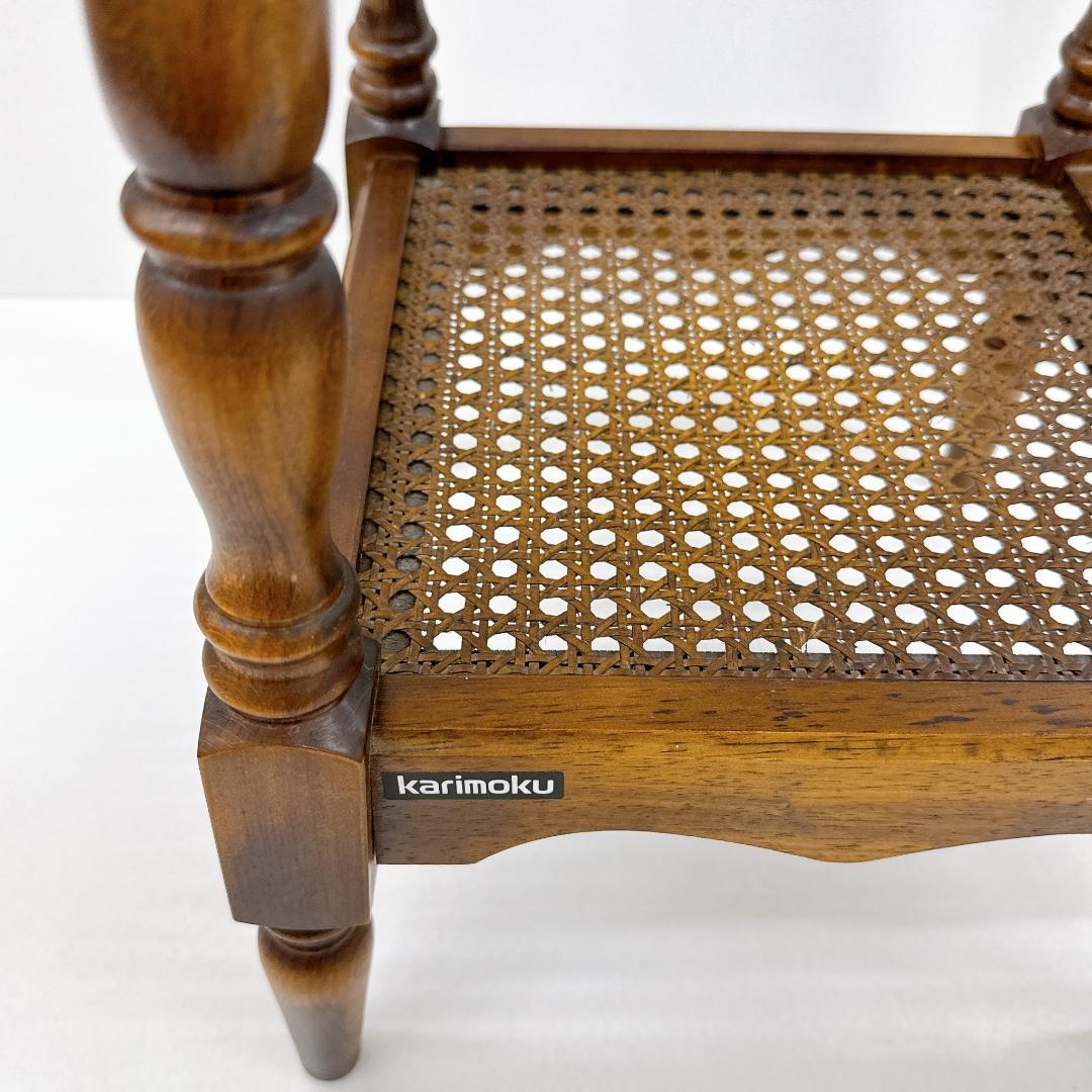 【美品】karimoku　カリモク コロニアル 花台 コーヒーテーブル