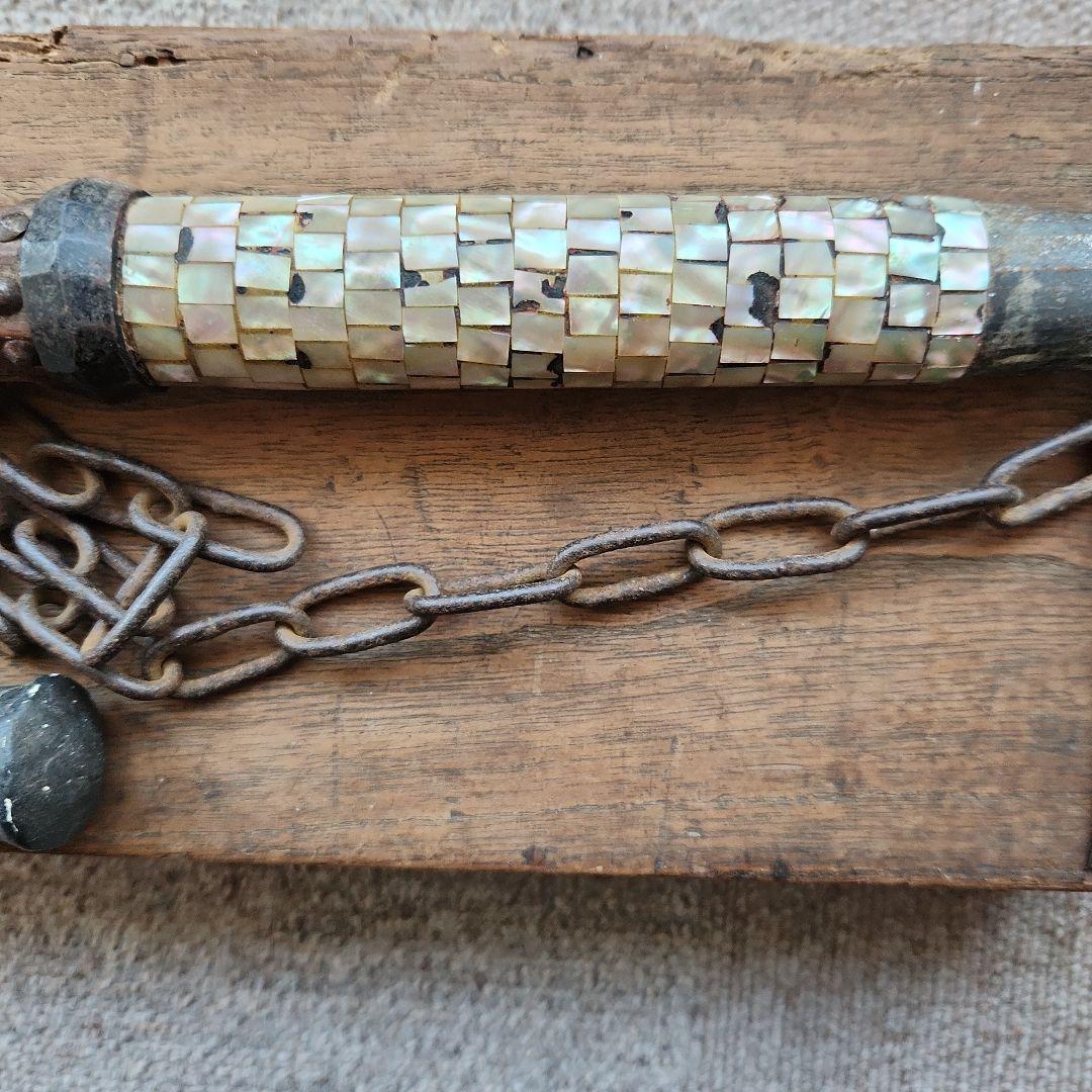 武具螺鈿飾り付け鎖り鎌