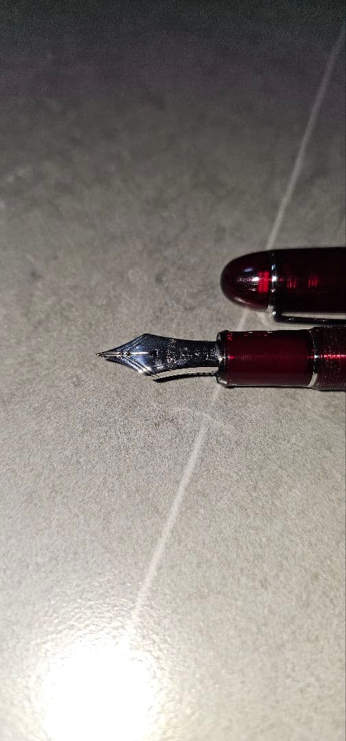 プラチナ万年筆 センチュリー#3776 UEF 超極細 ブルゴーニュ