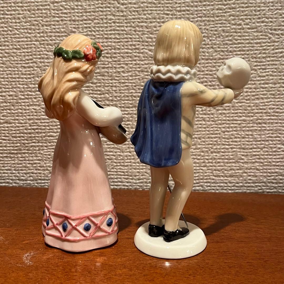 ハムレット　オフィーリア　ロイヤルコペンハーゲン　美品　人形　陶器　フィギュリン