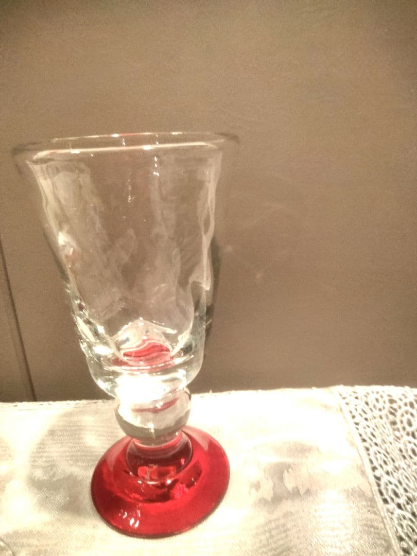 倉敷ガラス　名工　小谷眞三 リキュールグラス3個とカラー写真集