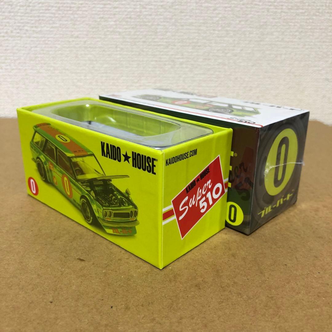 チェイスカー　ミニGT 街道ハウス　ダットサン 510 ワゴン　FLOWイエロー