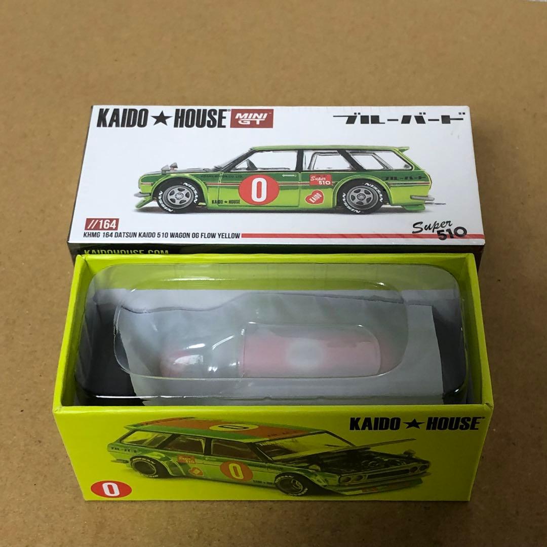 チェイスカー　ミニGT 街道ハウス　ダットサン 510 ワゴン　FLOWイエロー