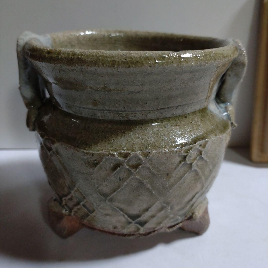 人間国宝　『濱田庄司』作　灰釉香炉