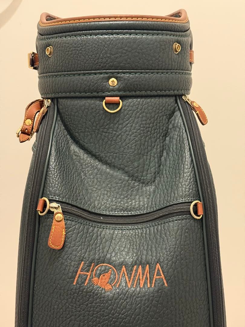 牛革 HONMA ホンマ ヘリテイジ キャディバッグ ゴルフバッグ 廃盤品