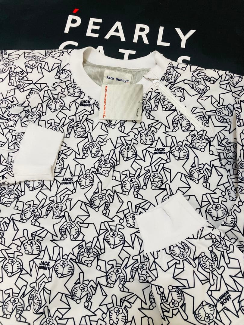 新品 ジャックバニー ドラえもん ラミネートタフタ中綿スニードジャック（4）M白