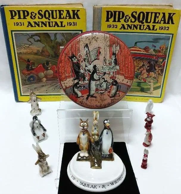 ロイヤルドルトン ペンギン ウサギ 犬❤︎デイリーミラーキャラクターアンティーク