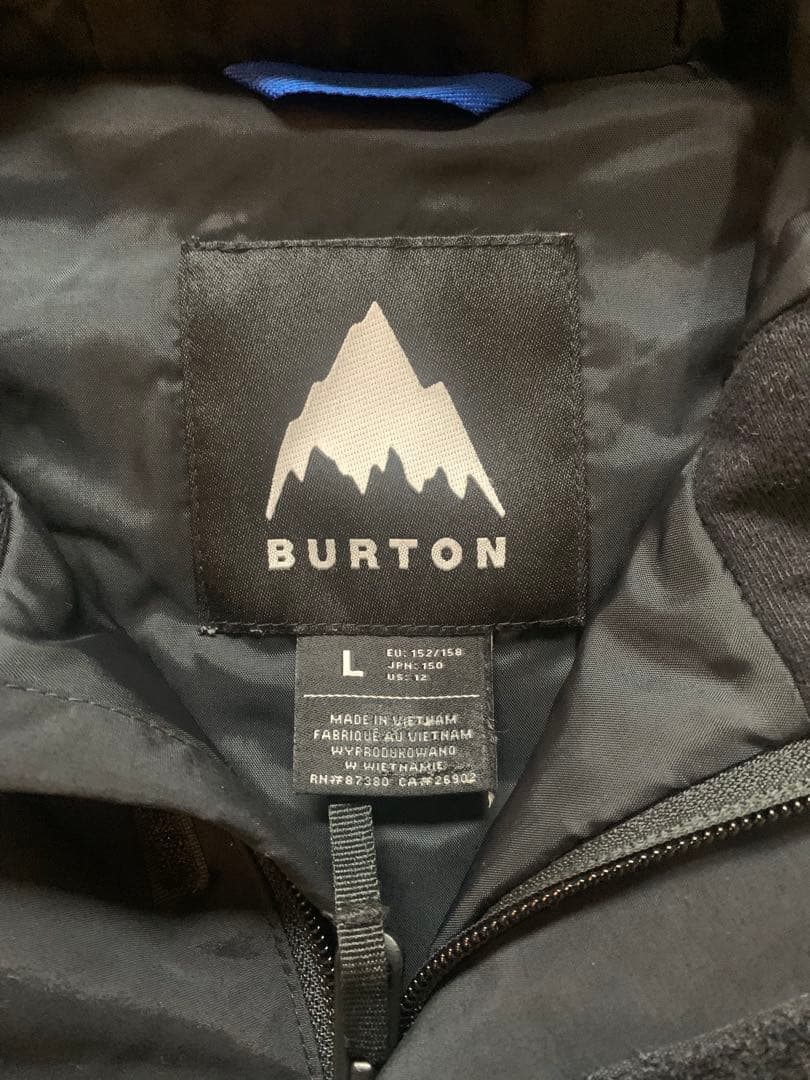 BURTON バートン　ウェア Lサイズ 150.160 ブラック迷彩