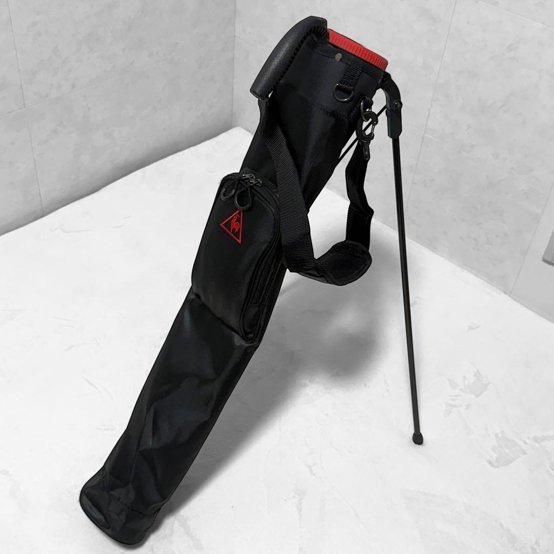 【2in1】黒 le coq sportif ゴルフ キャディバッグ