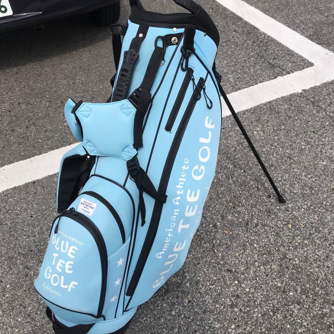 キャディバッグ　スタンド式　ブルーティー