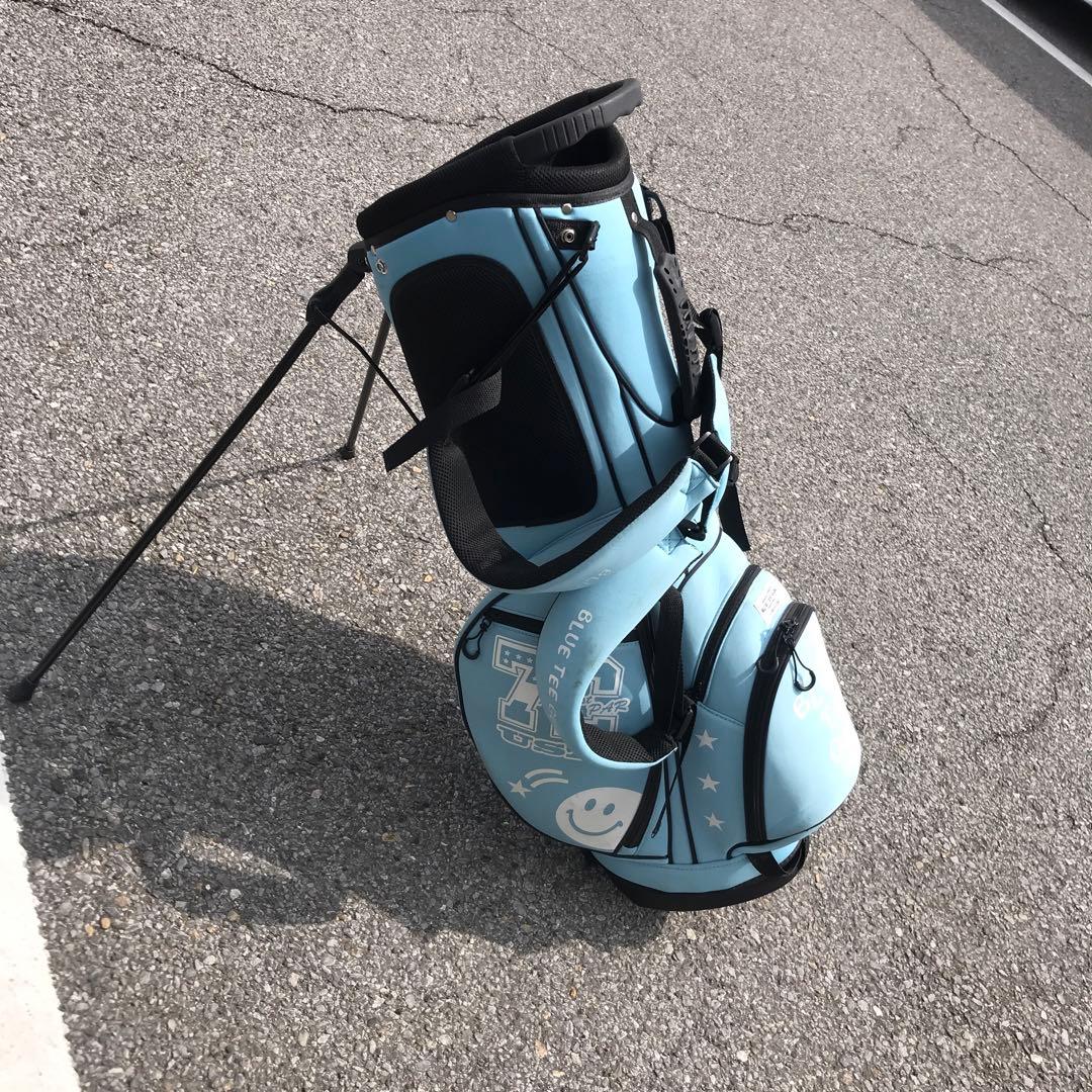 キャディバッグ　スタンド式　ブルーティー