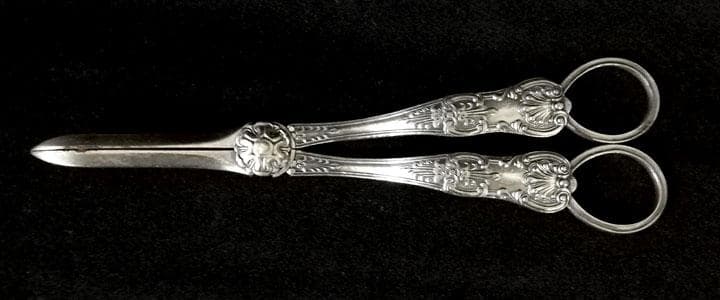 ★アンティーク 銀器 鋏 ハサミ シルバー