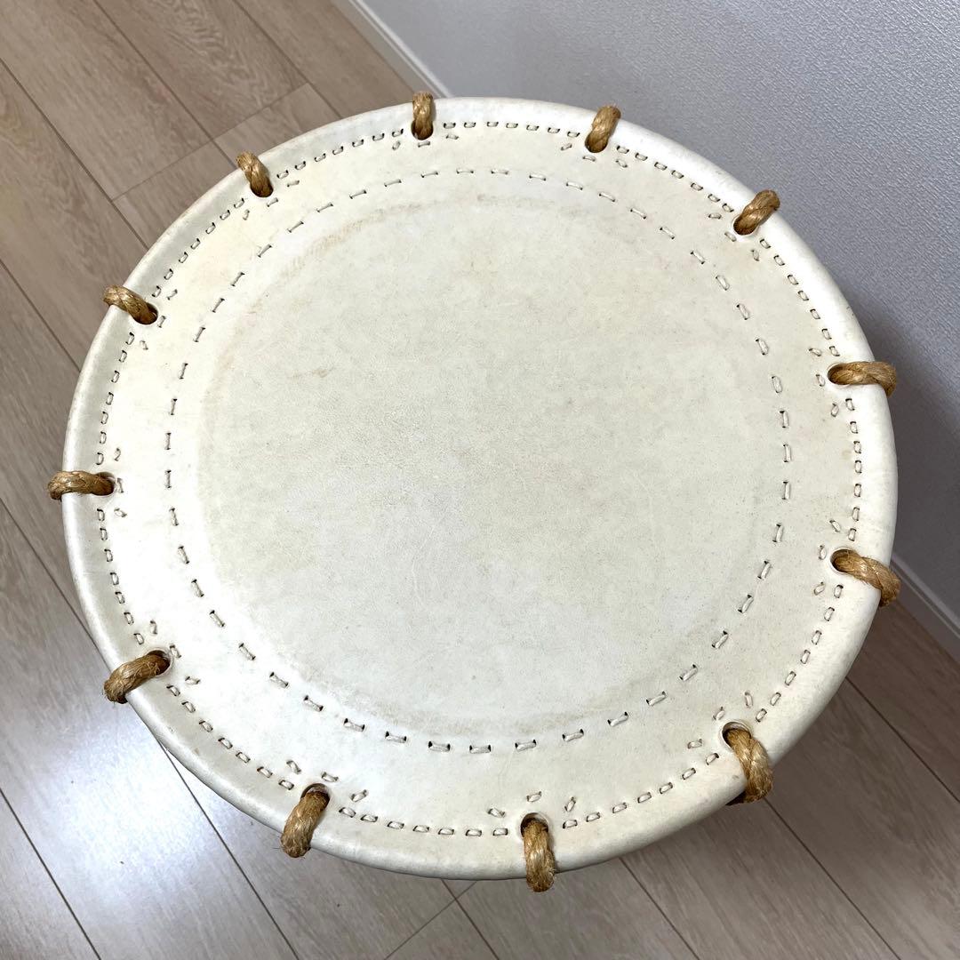 (せ37)長胴太鼓 宮太鼓 和太鼓 桶胴太鼓 大締太鼓 鼓 鼓面約46 cm