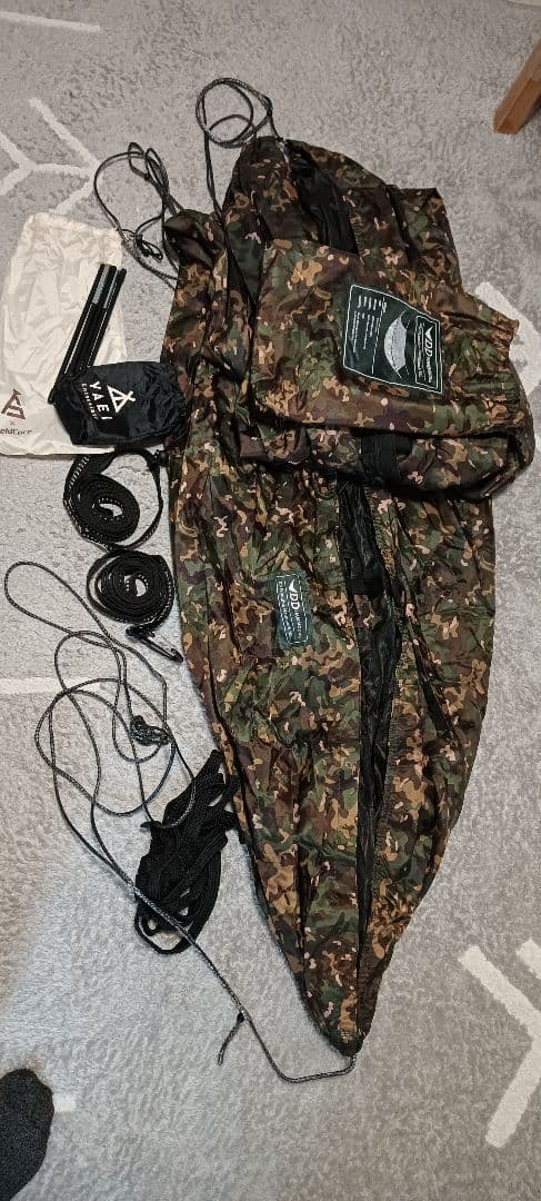 すーちゃん　DD Hammocks 迷彩ハンモックアンダーブランケット