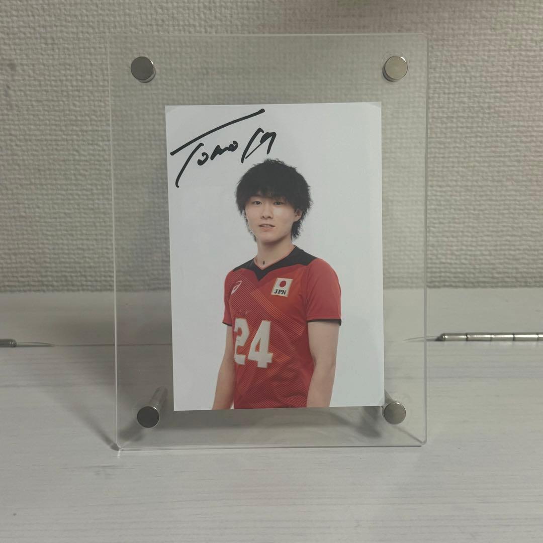 【非売品】【貴重】 男子バレーボール 小川智大 直筆サイン入り 写真