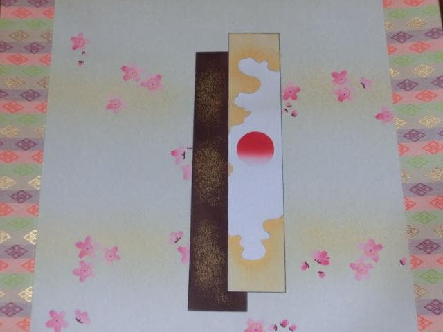 掛軸■川村観峰 立雛 お雛様 桃 日本画 桐共箱 骨董品■