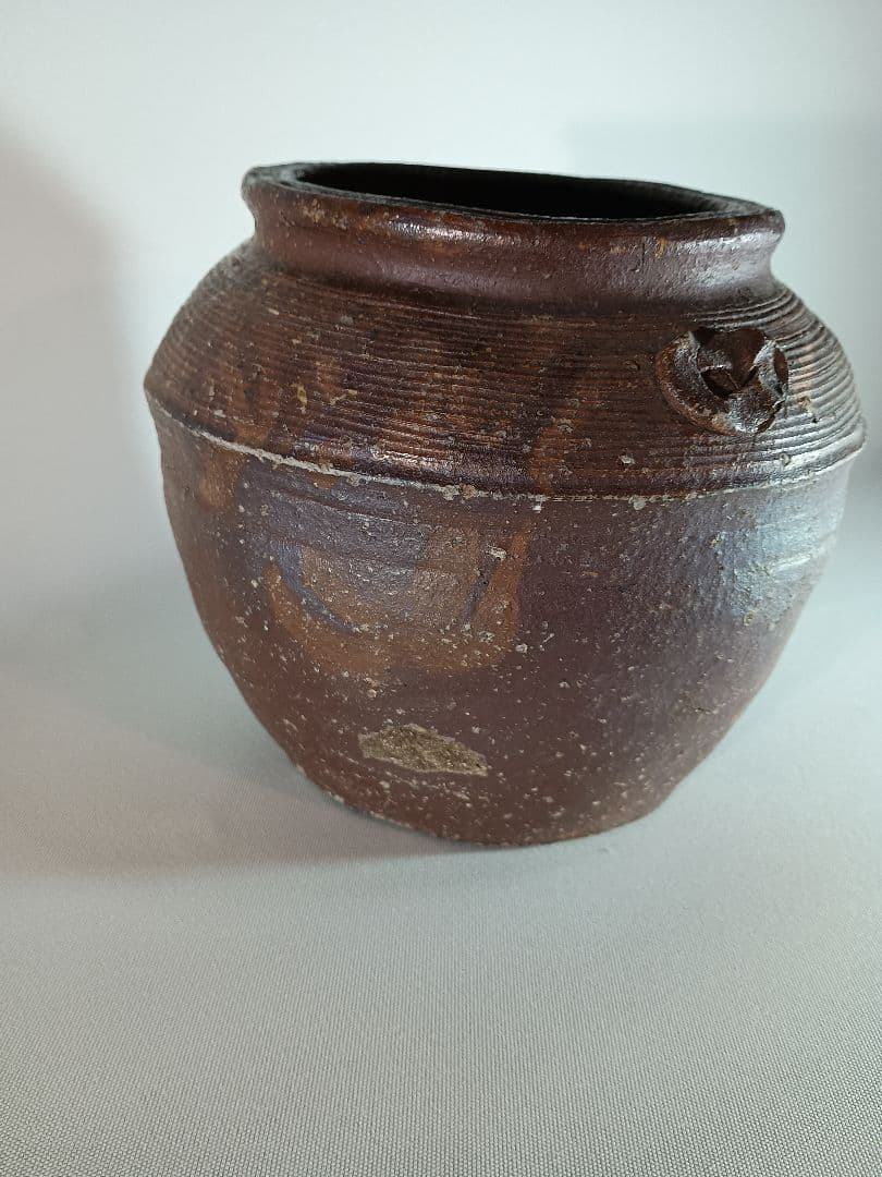 江戸初期 丹波水指小壺