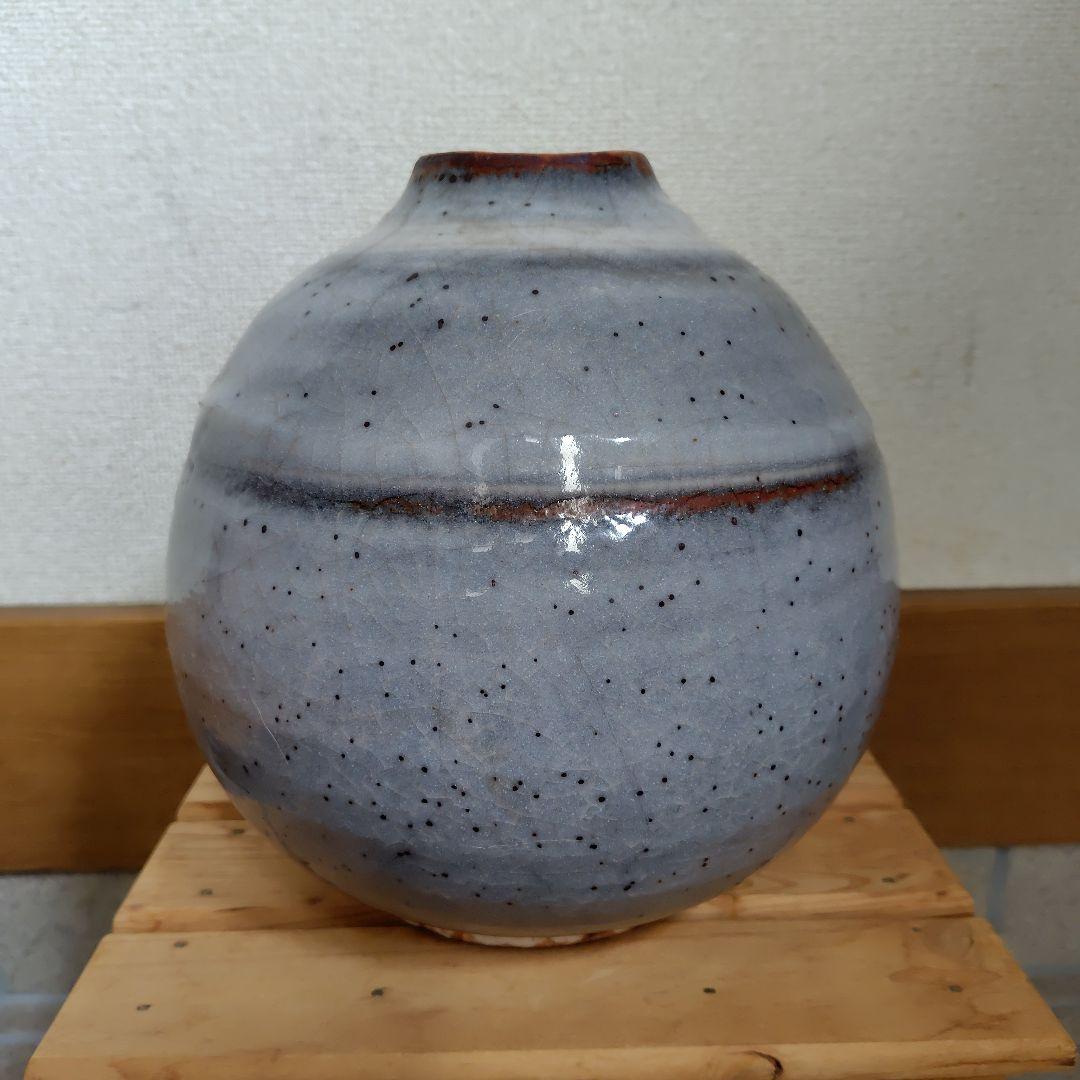 【美濃焼】鼠志野 花生