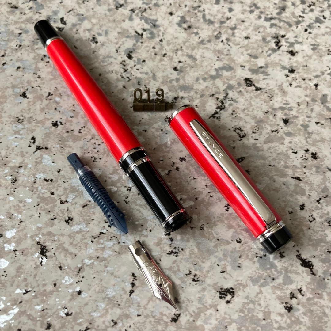 #019 オーバーホール済み グランセ レアカラー PILOT 14k