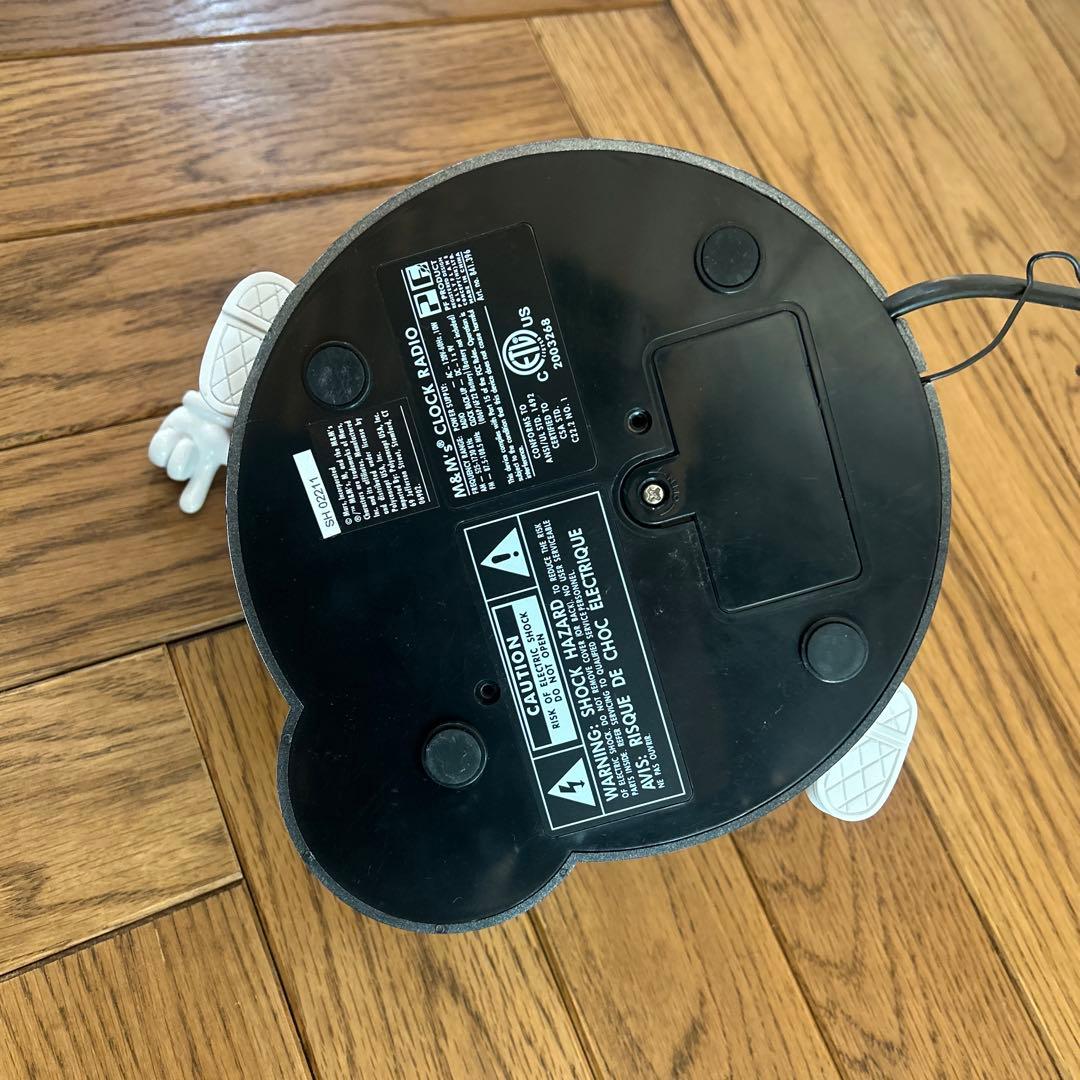 希少アメリカUSA⭐️M&M's日本で繋がるAM/FMラジオ&アラームクロック時計