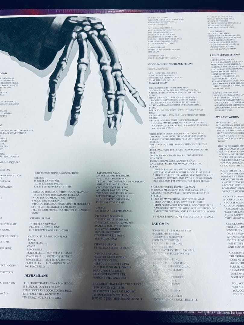 洋楽 Megadeth Peace Sells.But Who's Buying?LP