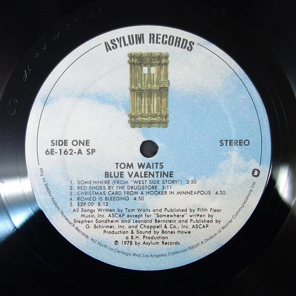 TOM WAITS　Blue Valentine　LPレコード 送料無料