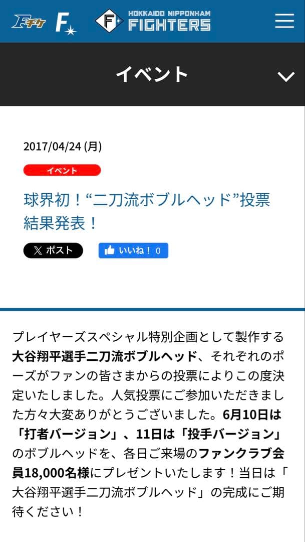 【新品未使用】　ファイターズ　大谷翔平　ボブルヘッド　投手　ドジャース　日本ハム