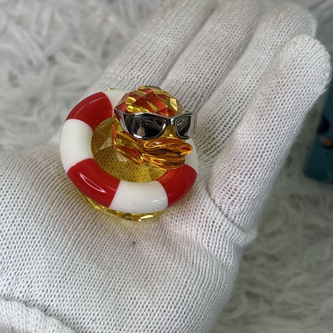 SWAROVSKI アヒルの置物　ハッピーダック　サニーサム