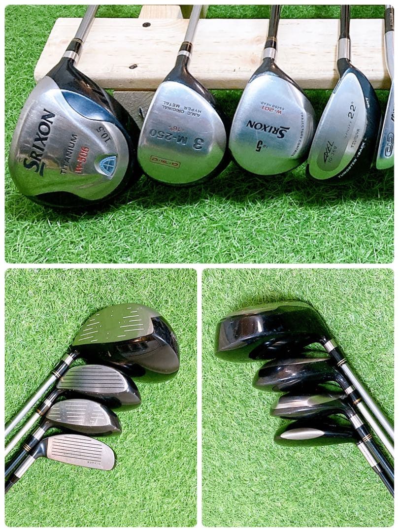 H9 スリクソン　初心者オススメ　ゴルフ　クラブセット　メンズ　14本