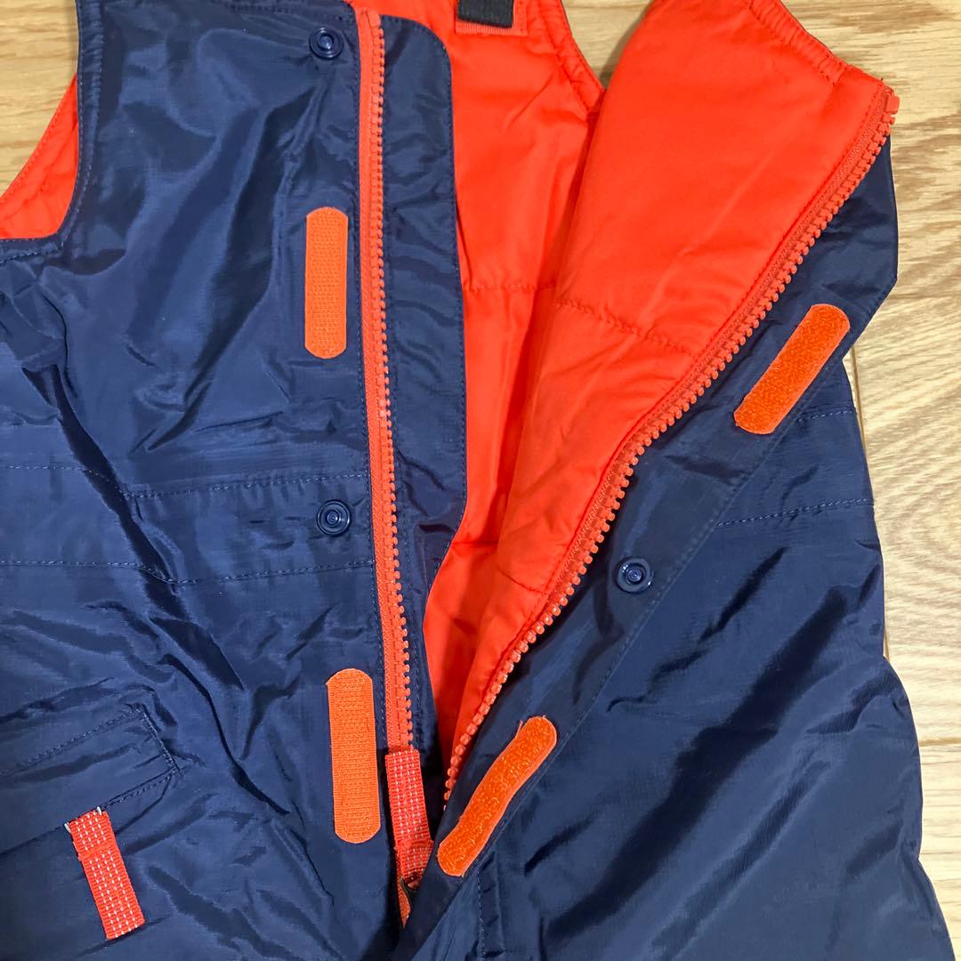 patagonia 子ども用スキーオーバーオール ネイビースノーパイルビブ