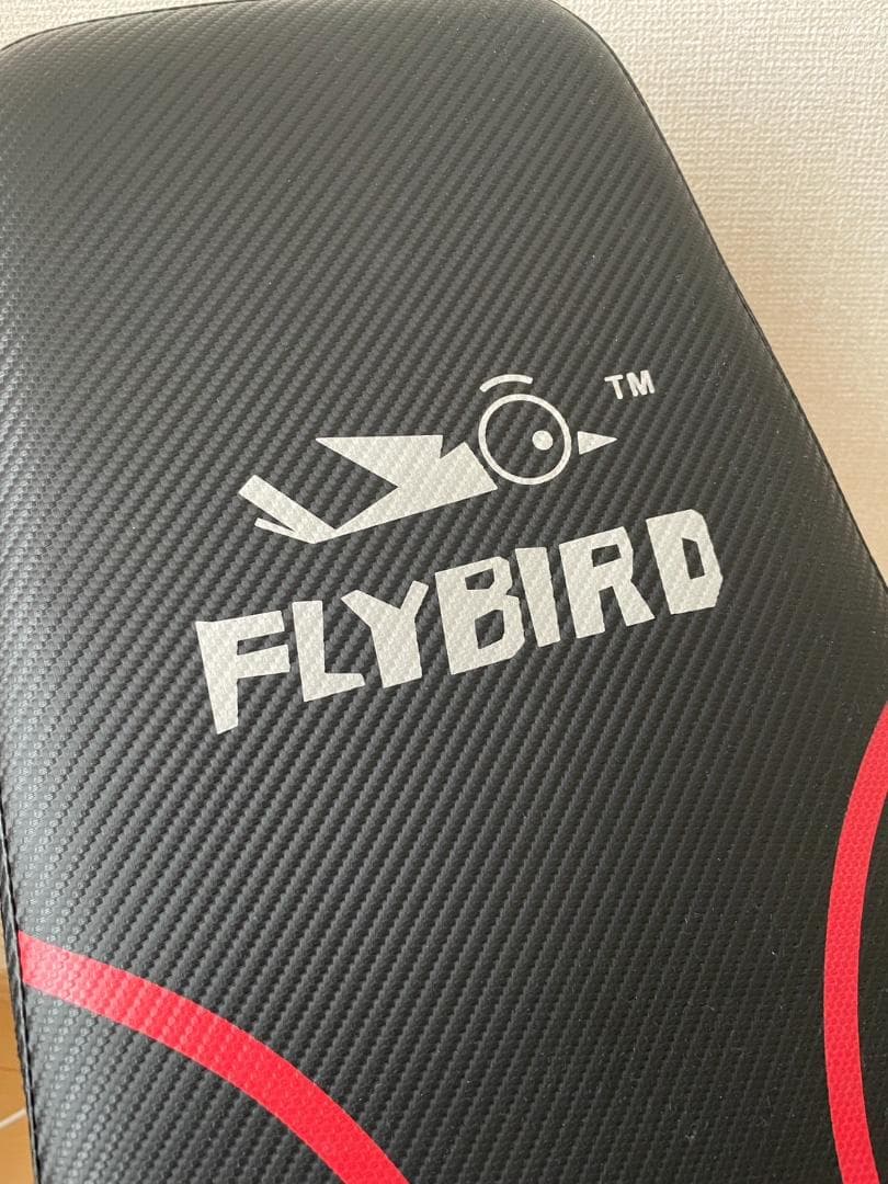 FLYBIRD トレーニングベンチ 黒/赤