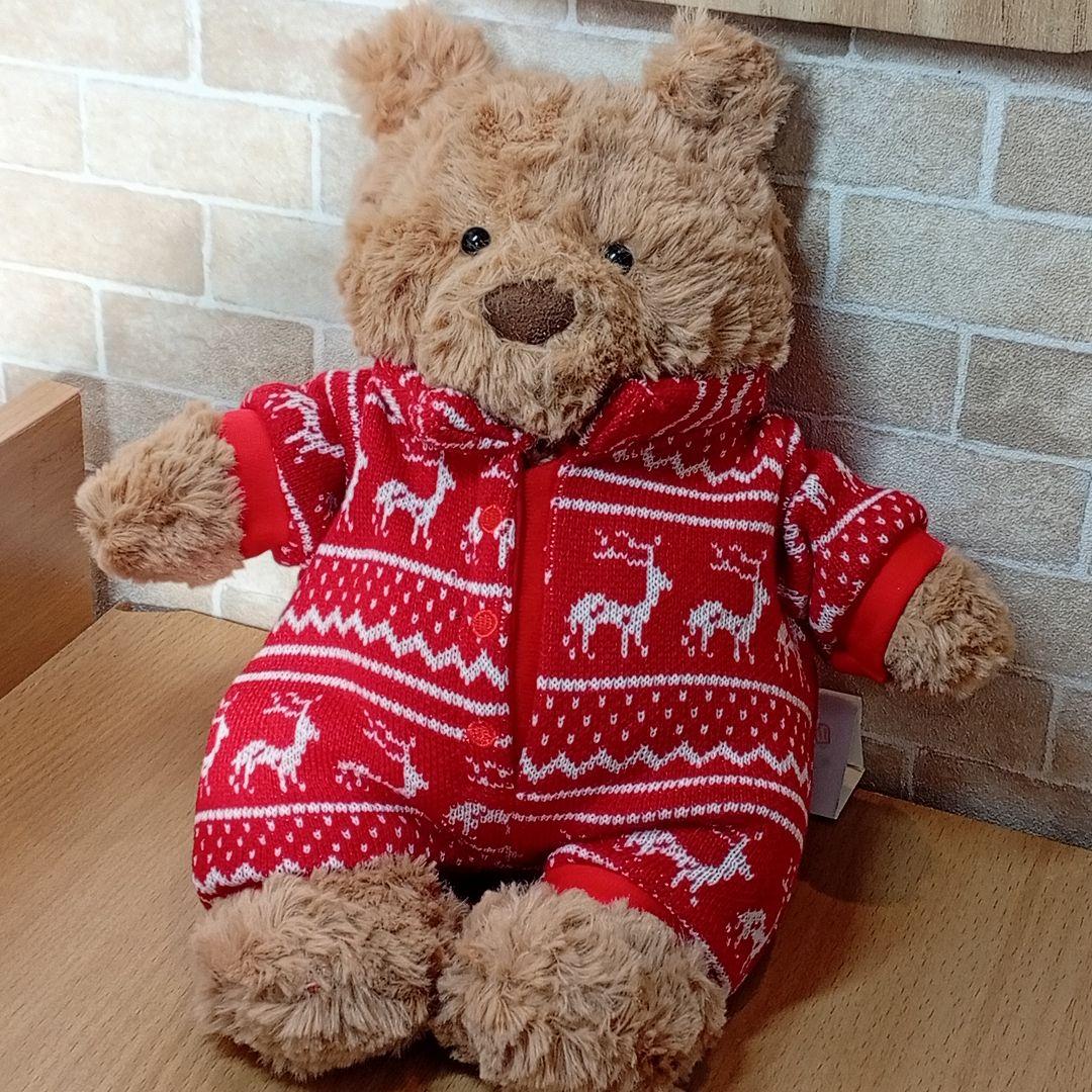 ゆきち Bear in winter pyjams