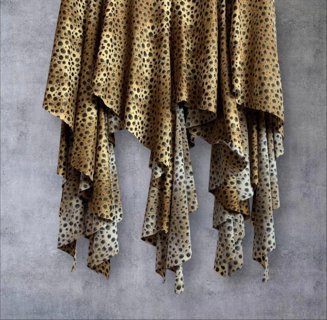 Create Sun レオパード柄 ダンス衣装 セットアップ トップス スカート