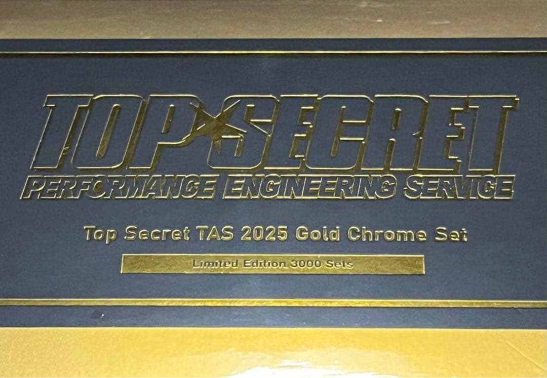 ミニGT トップシークレット 東京オートサロン 2025 ゴールドクロームセット